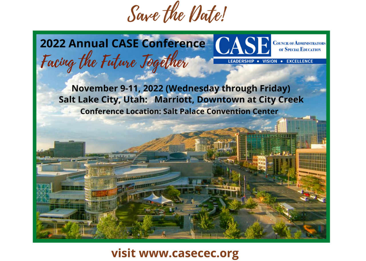 CASE save the date 