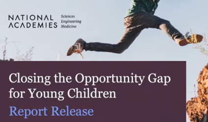 Closing the Opportunity Gap for Young Children webinar cover