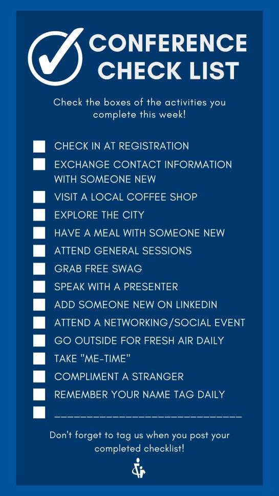 Conference Check List