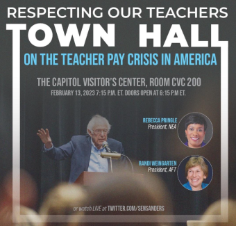 Town Hall - Respecting Our Teachers banner